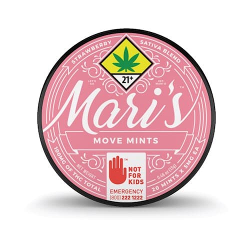 Mari's Mints Strawberry Move Mints