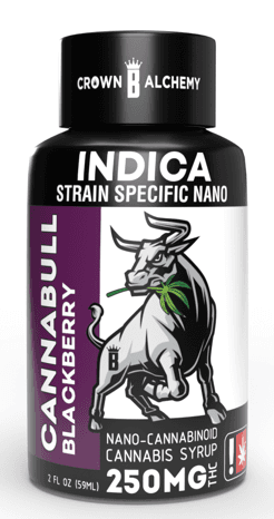 Cannabull Blackberry THC Syrup | 250mg Beverages