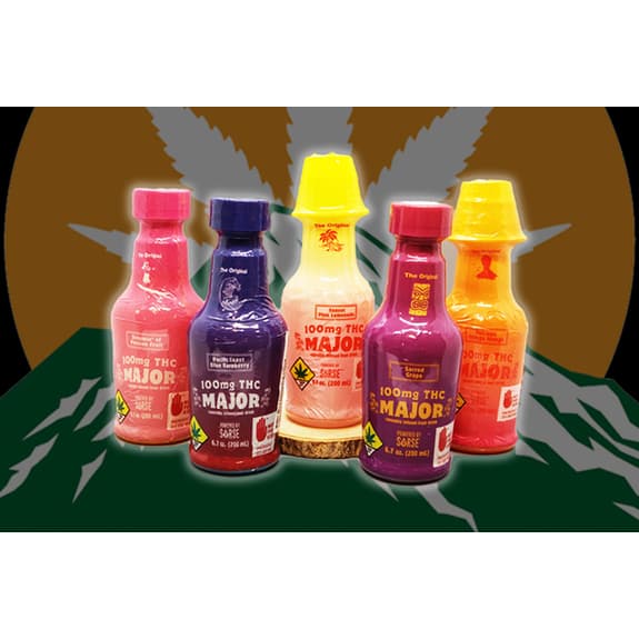 MAJOR Passion Fruit 100mg Infused Drink (Majors) Edibles