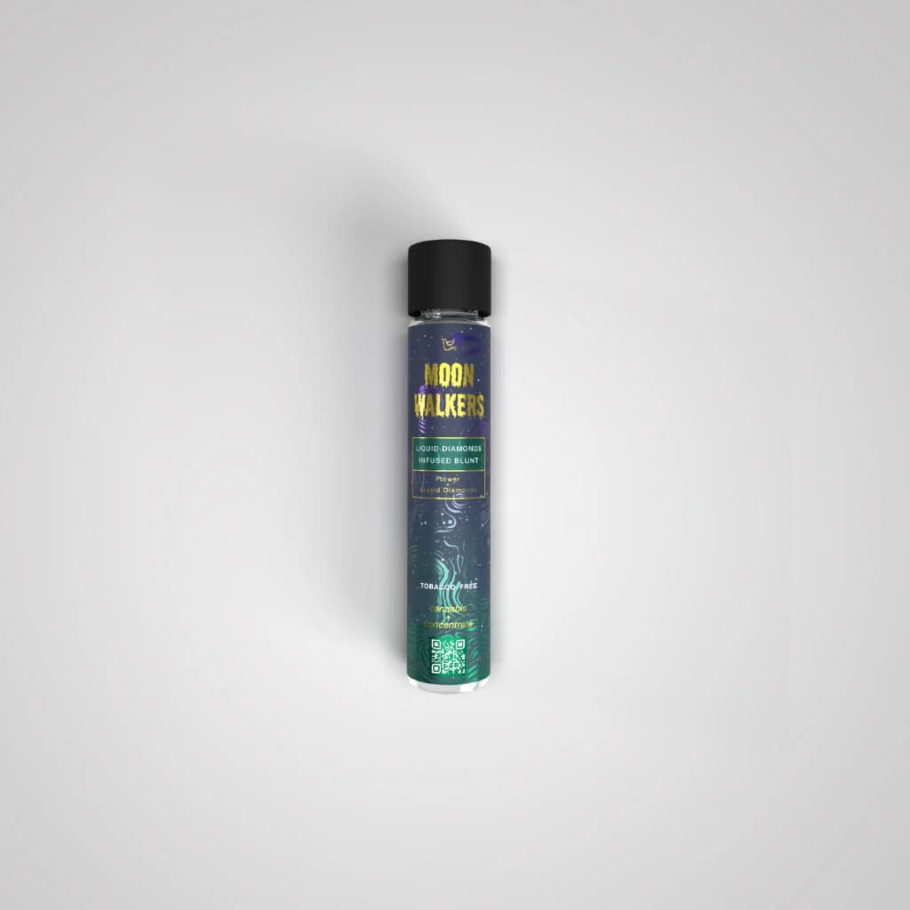 Moon Walkers Nature's Grace Purple Pineapple Liquid Diamonds Infused Moon Walker Pre-Roll Single 1g