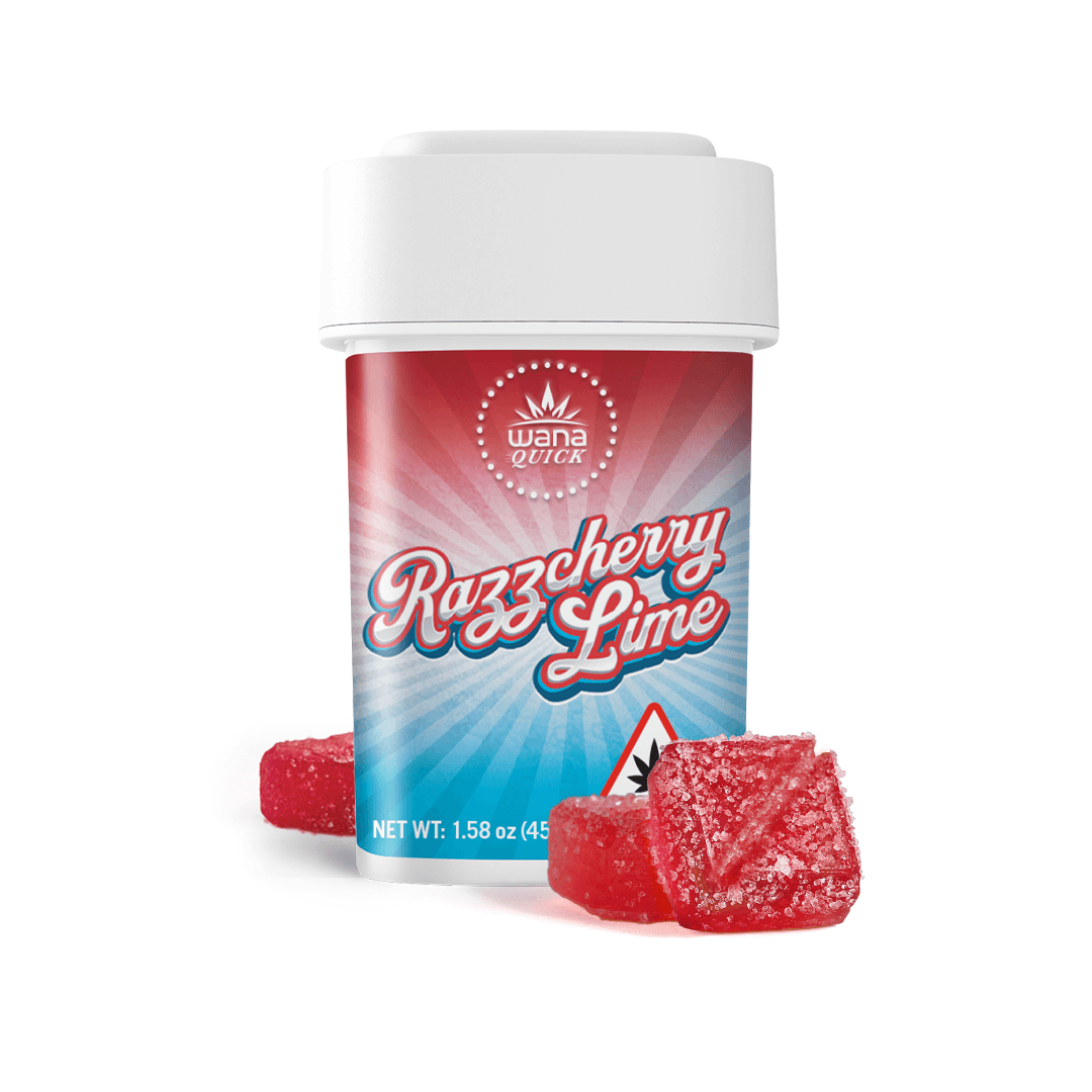 Wana Razzcherry Rocket - Sativa [10pk] (100mg)