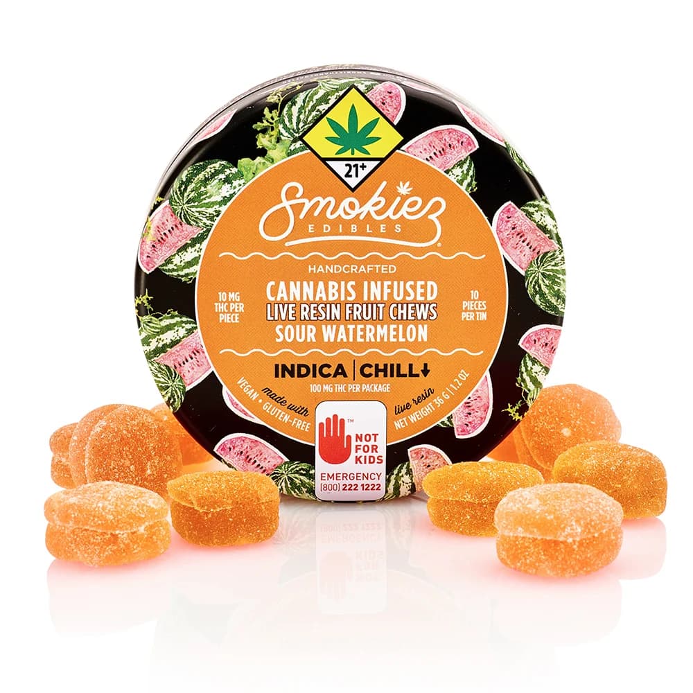 Smokiez Edibles Sour Watermelon | 10 x 10mg