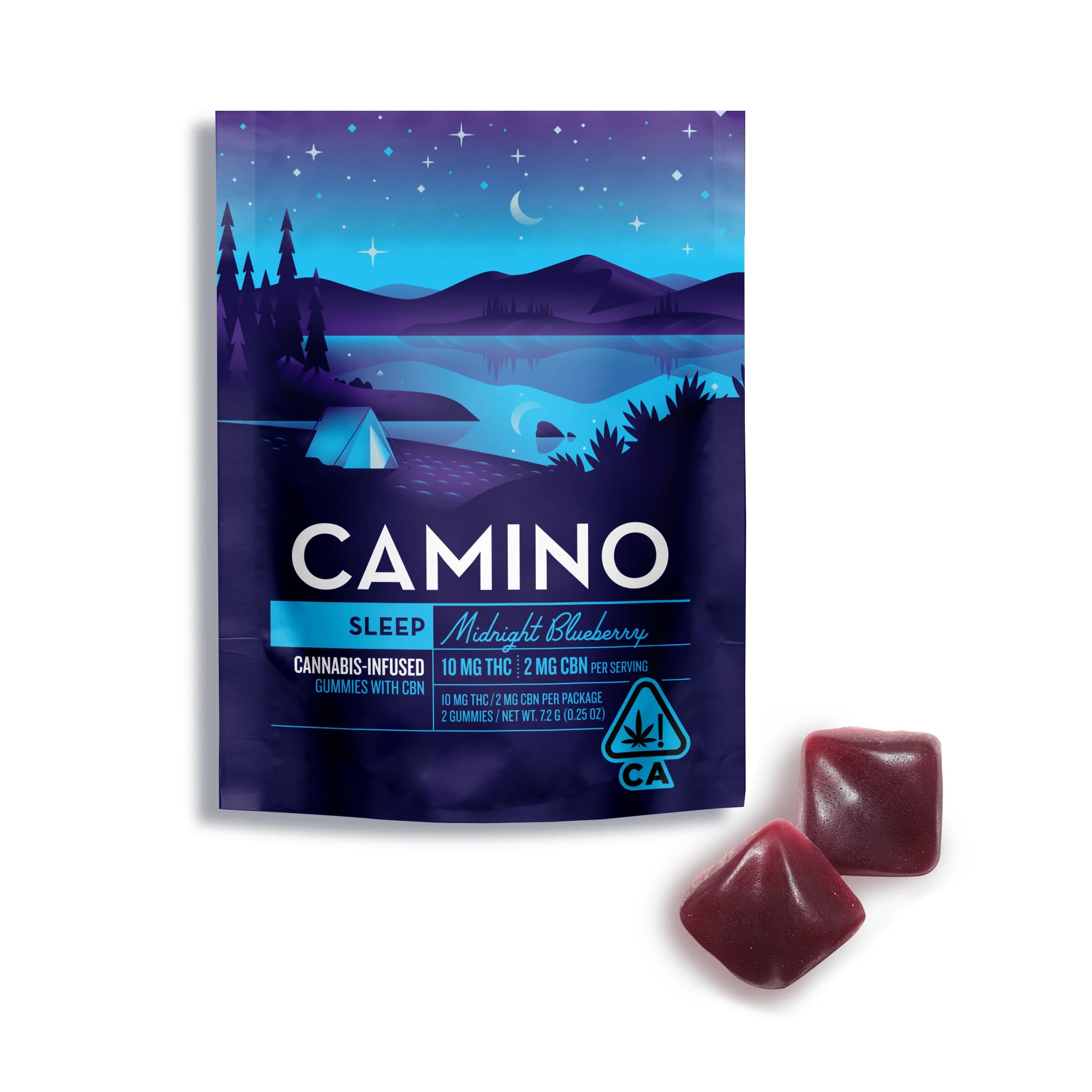 Camino 5:1 'Sleep' Midnight Blueberry [20pk] (100mg THC/20mg CBN)