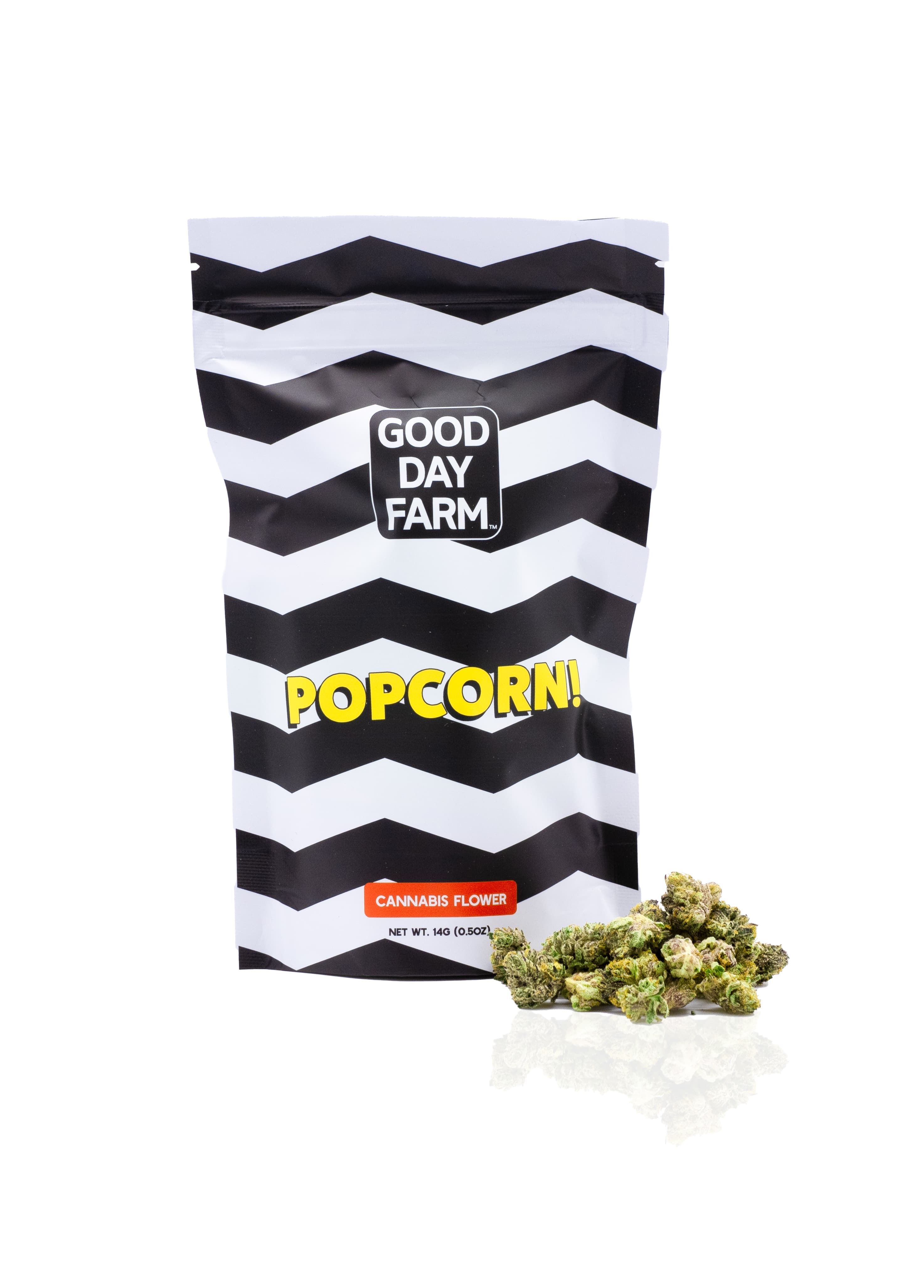 Good Day Farm GDF: Popcorn | Orange Sherb X Oz Kush X Gastro Pop #18 | 7g