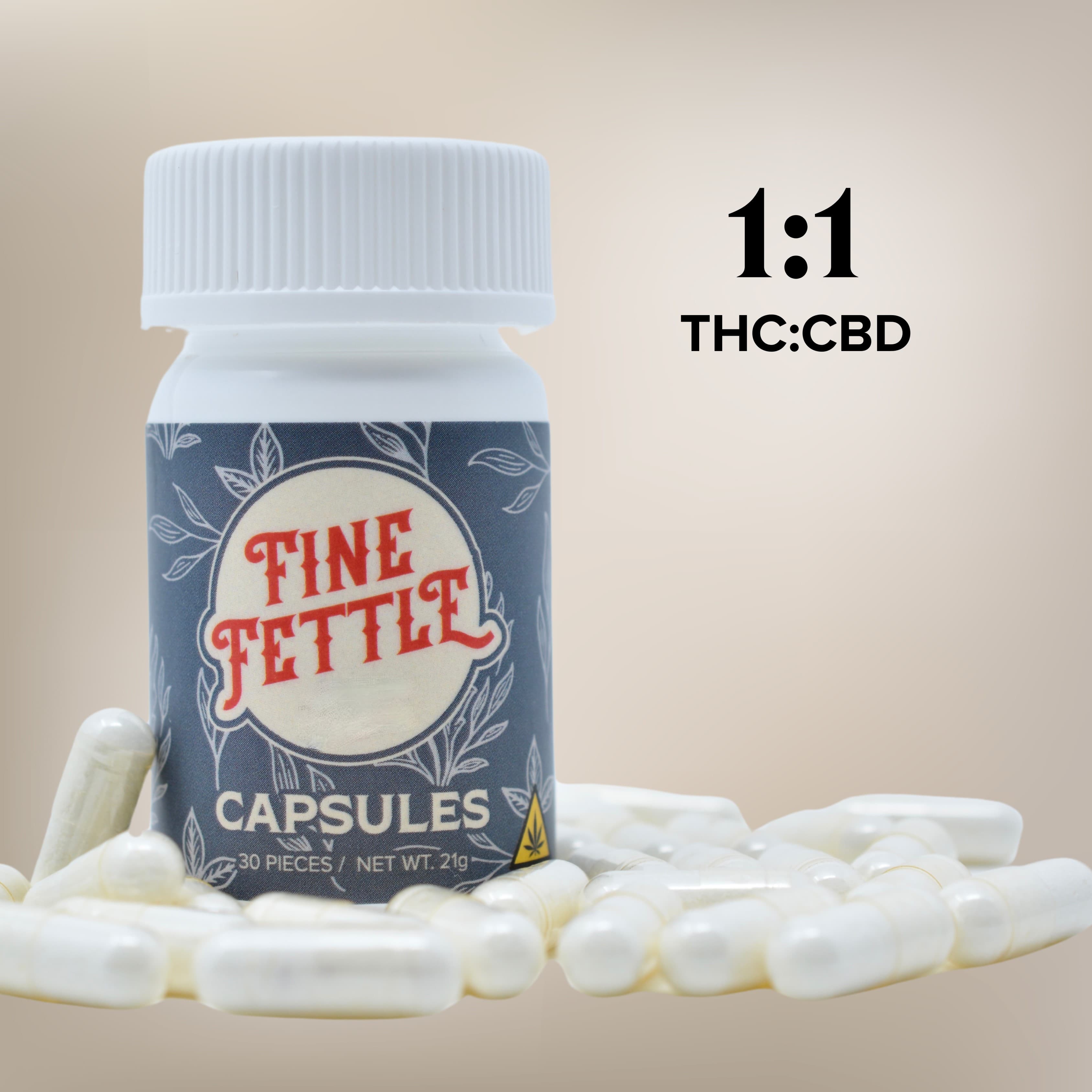 Fine Fettle FFD - Capsules 1:1 (200mg) 20pk