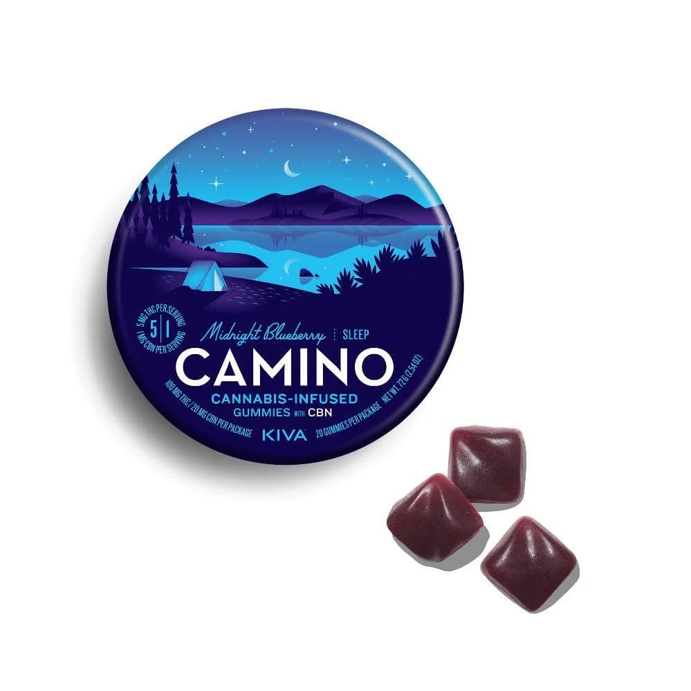Camino Gummies | Midnight Blueberry 5:1 | 100mg | 20pk | Camino