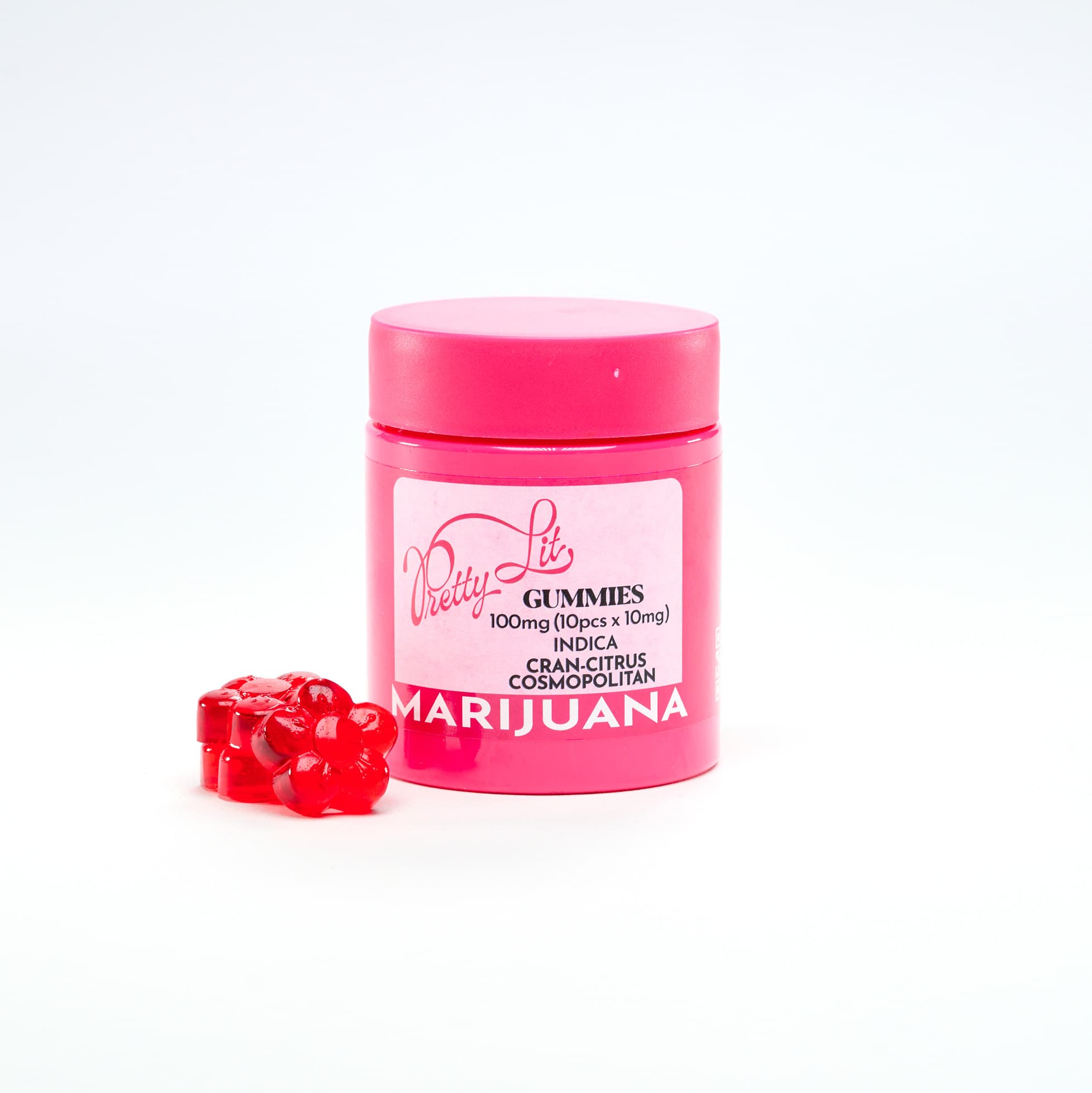 Pretty Lit Cran-Citrus Cosmopolitan | Gummies 100mg