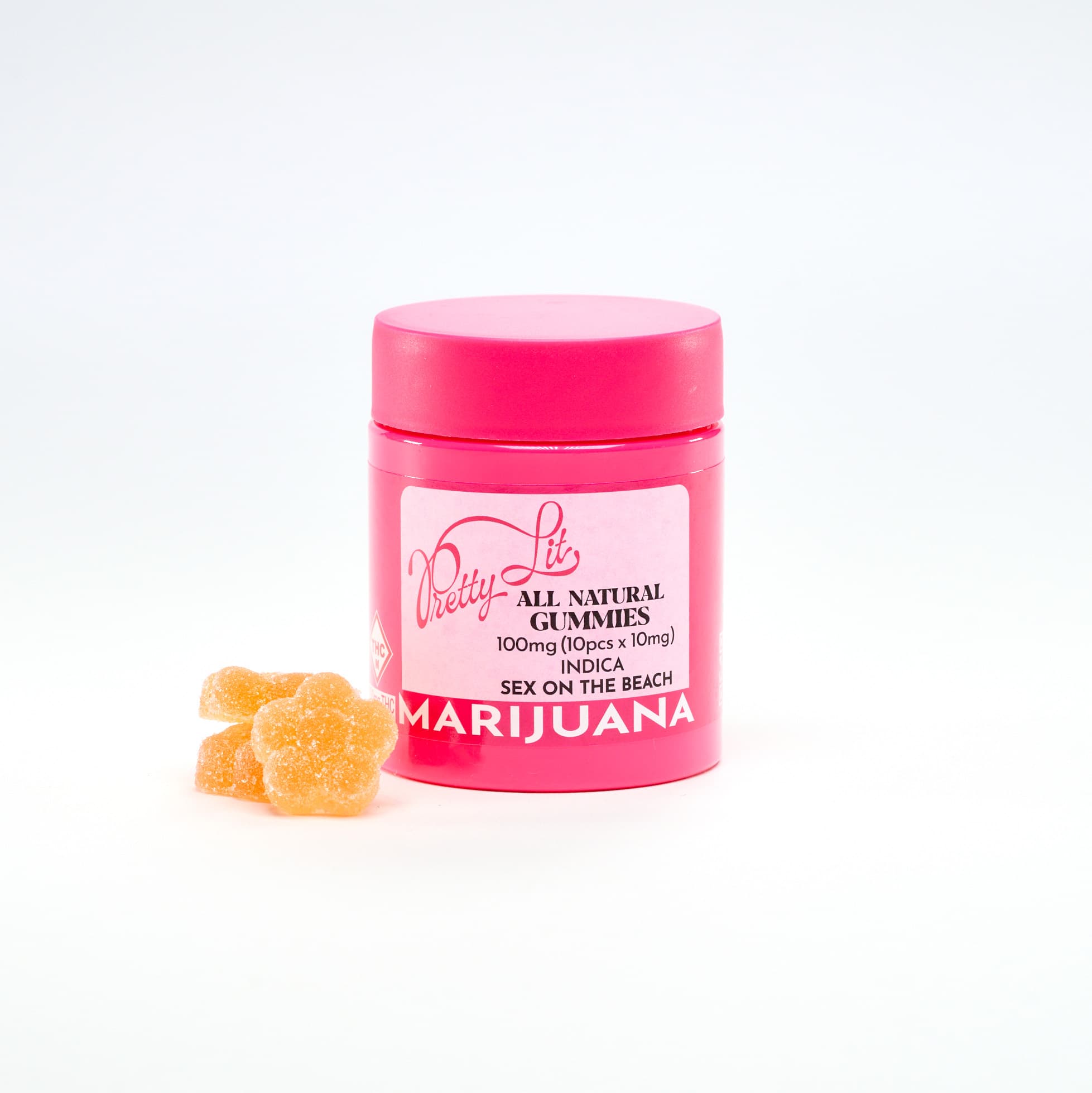 Pretty Lit Sex on the Beach | All Natural Gummies 100mg