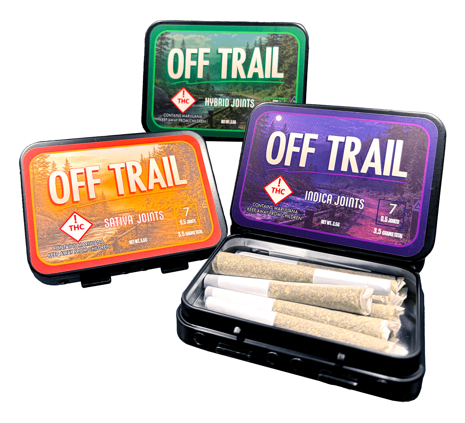 Off Trail Sativa Joints 7 Pack by Off Trail