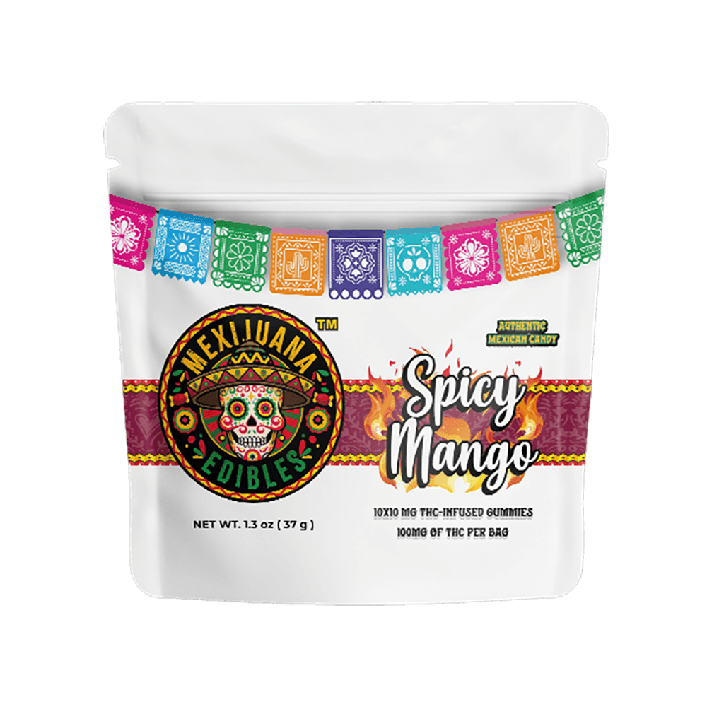 Mexijuana Edibles E(Gummy)-Spicy Mango-(10pk)-100mg-H