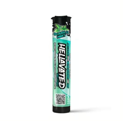 Hellavated Double Mint Juicy Stickz Infused Preroll | 0.75g