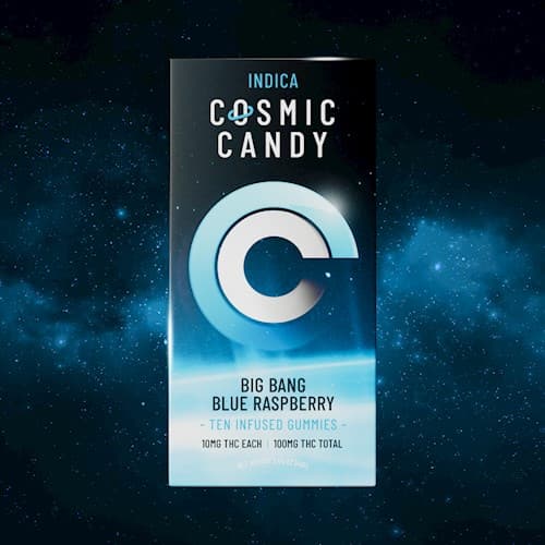 Cosmic Candy Big Bang Blue Raspberry Indica Flying Saucers (DOH)