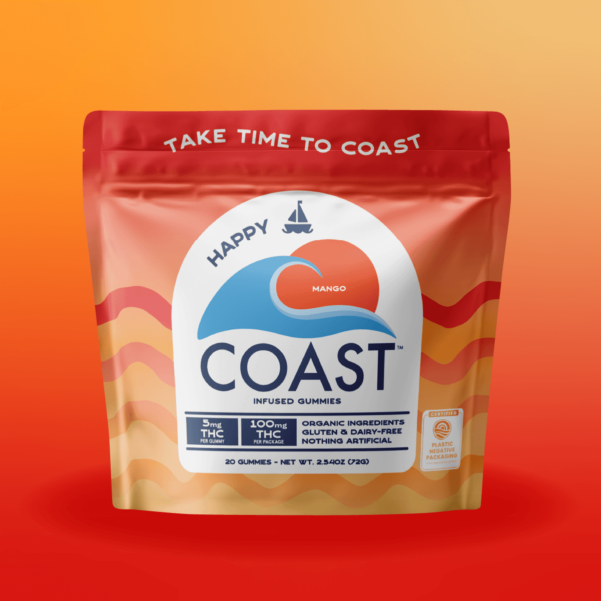COAST Cannabis Co. Fruit Punch 5mg 20pk