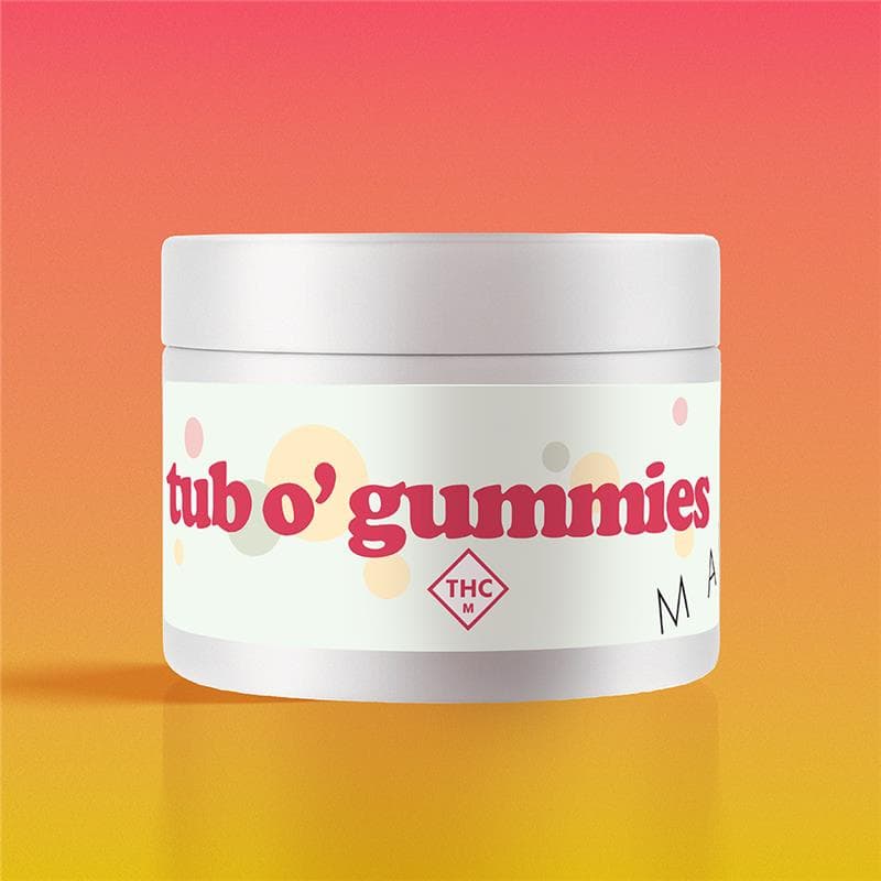 The Solid Strawberry Shortcake Tub O' Gummies | 50pk