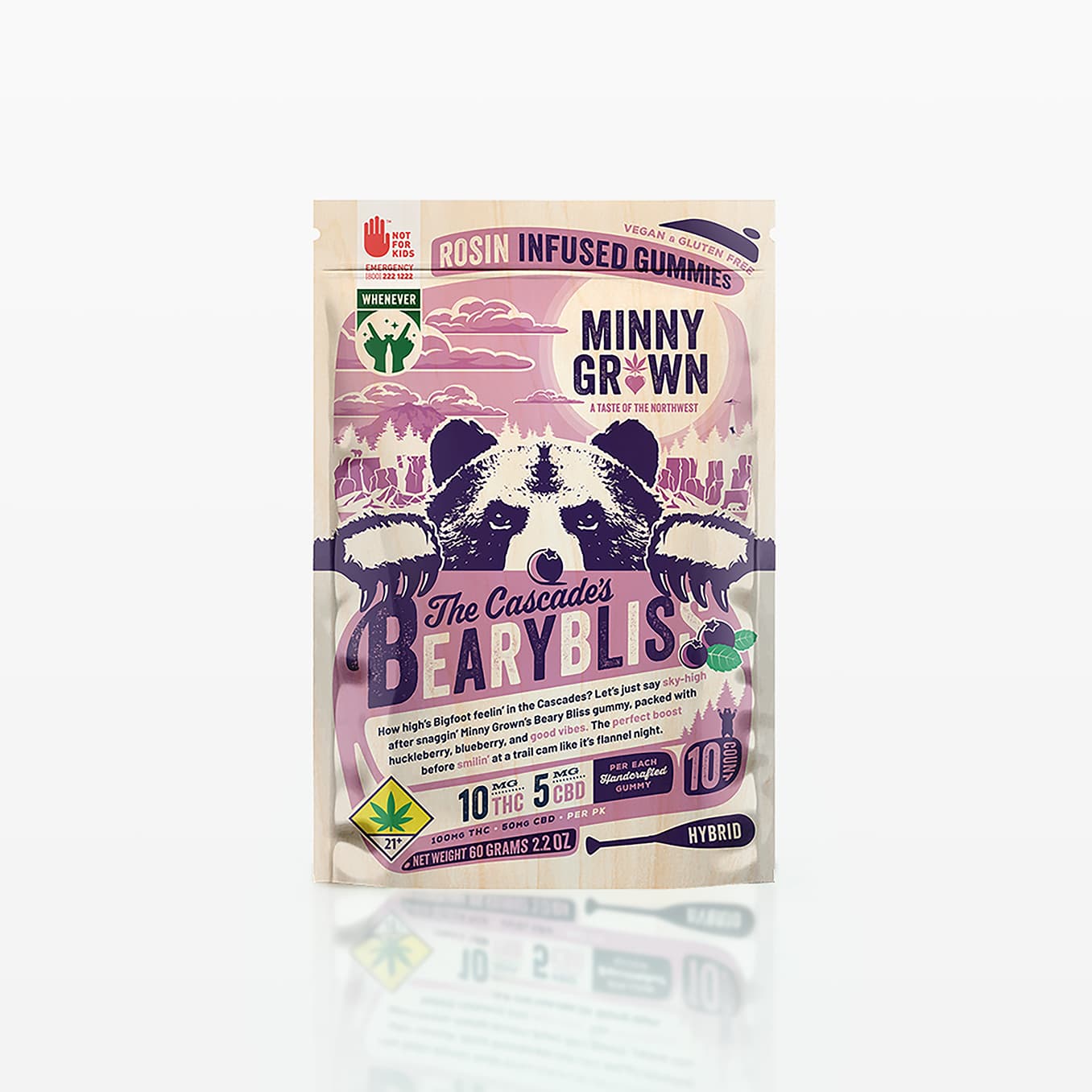 Minny Grown 2:1 Beary Bliss [10pk] (100mg THC/50mg CBD)