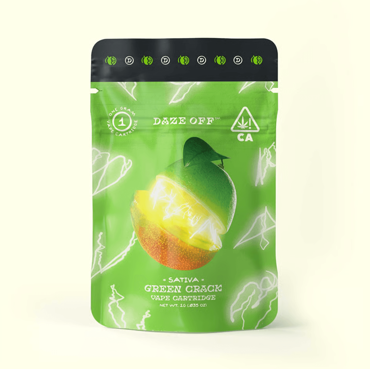 Daze Off CA Green Crack | 1g Cartridge