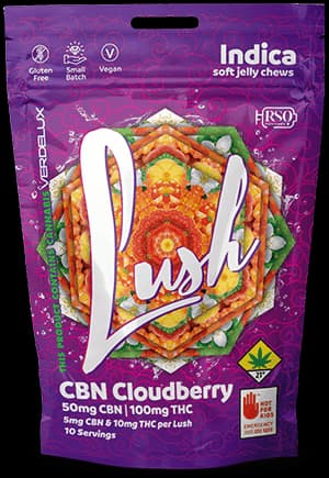 Lush Cloudberry Gummies | 2:1 THC:CBN 10pk