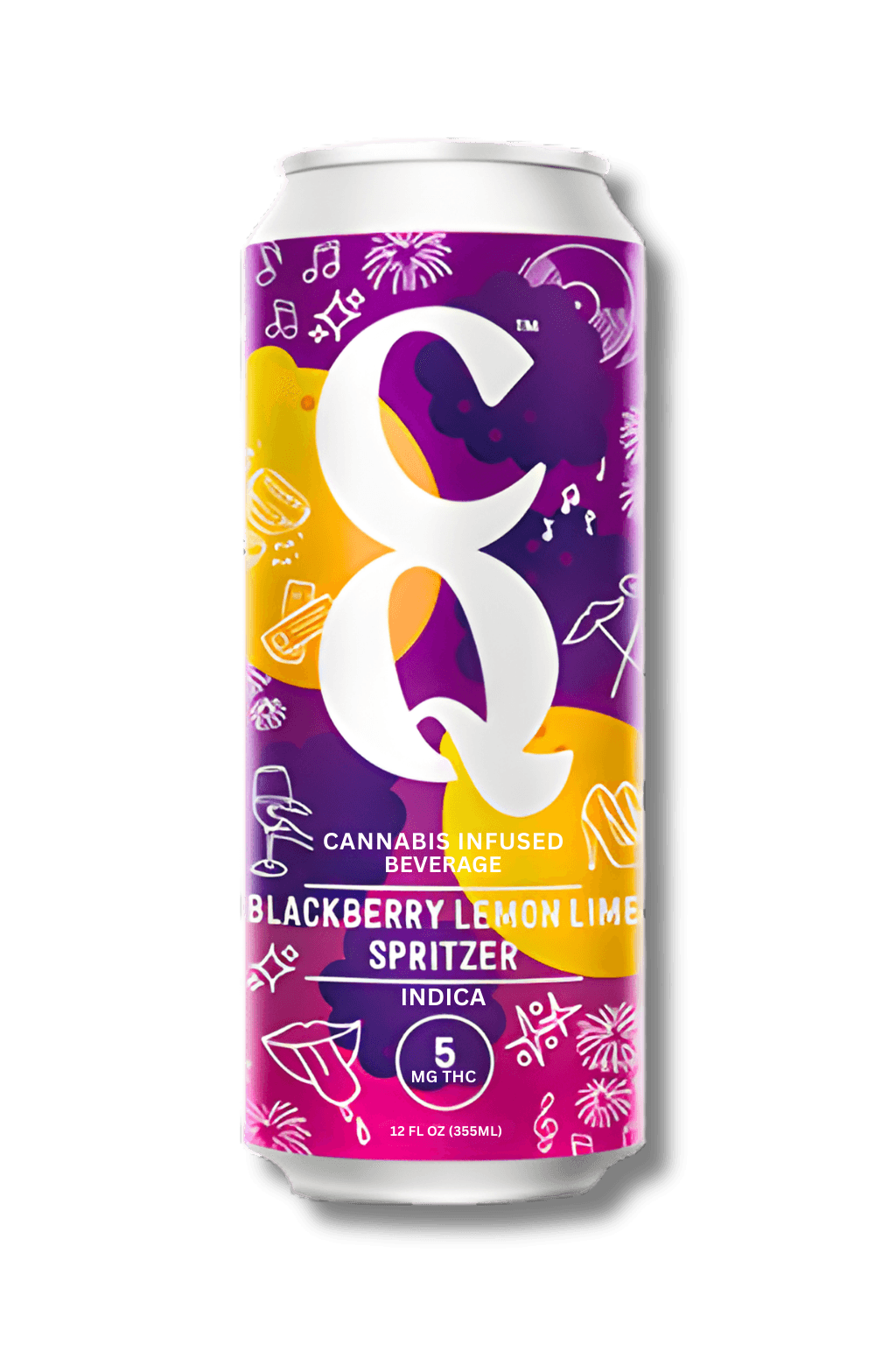 CQ Blackberry Lemon Lime | 12oz Spritzer | 5mg (Single)