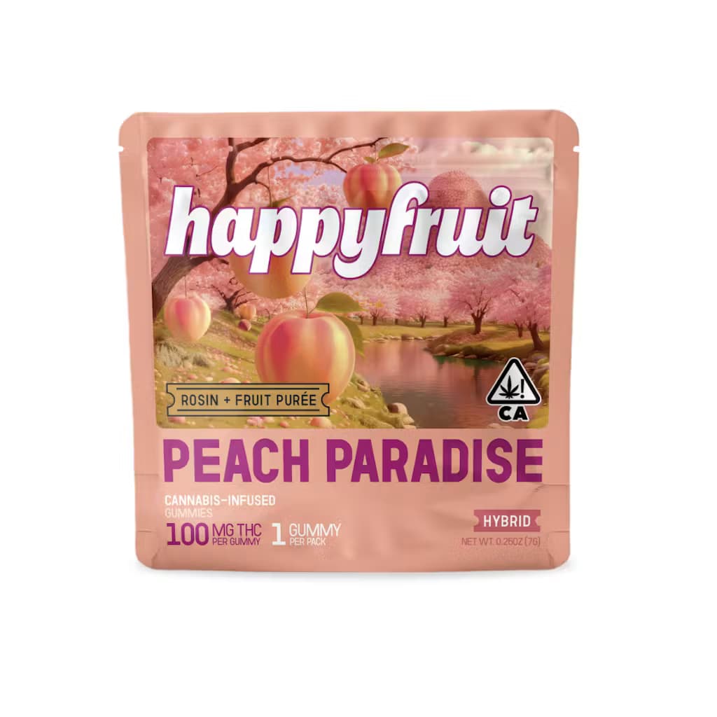 HAPPY FRUIT Peach Paradise - 100mg - 1ct