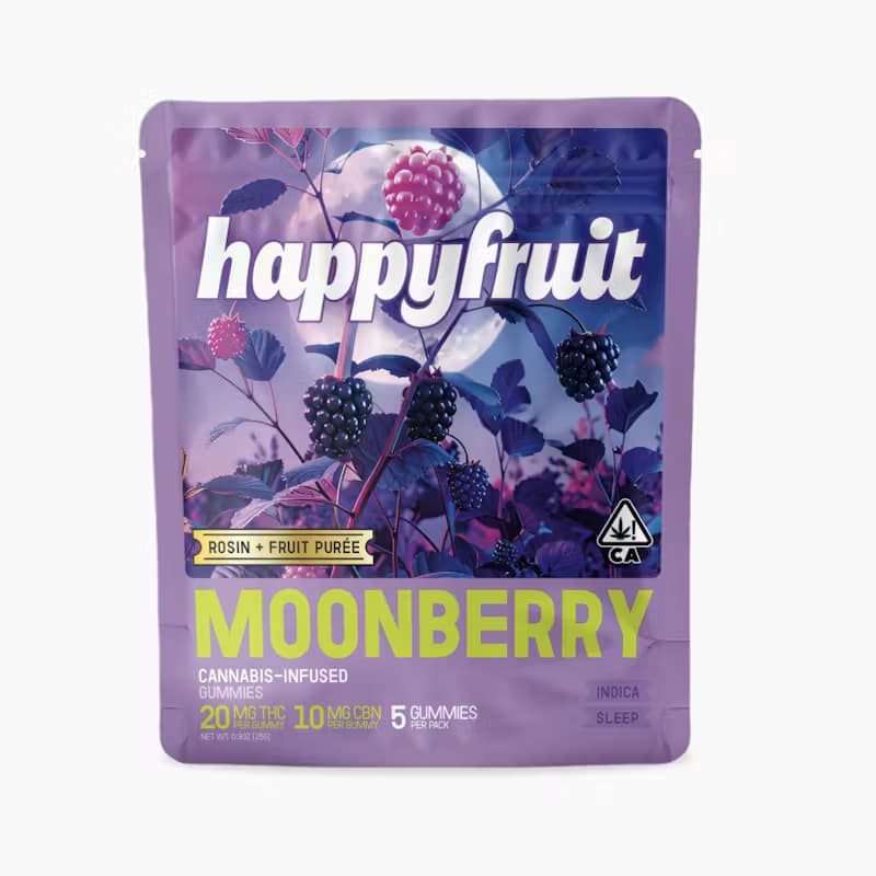 HAPPY FRUIT Moonberry - 100mg - 5ct