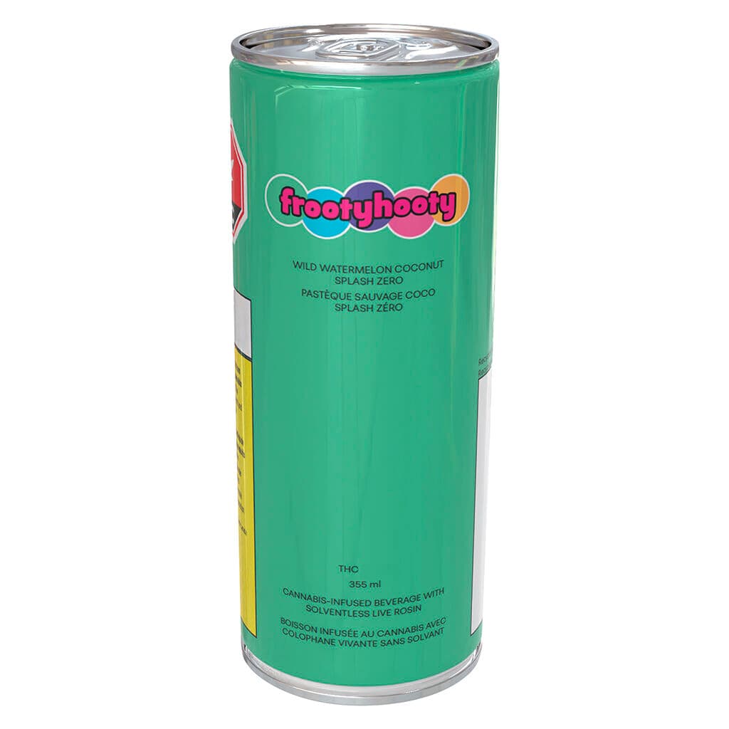 frootyhooty Wild Watermelon Coconut Splash Zero Sparkling Beverage - 355mL