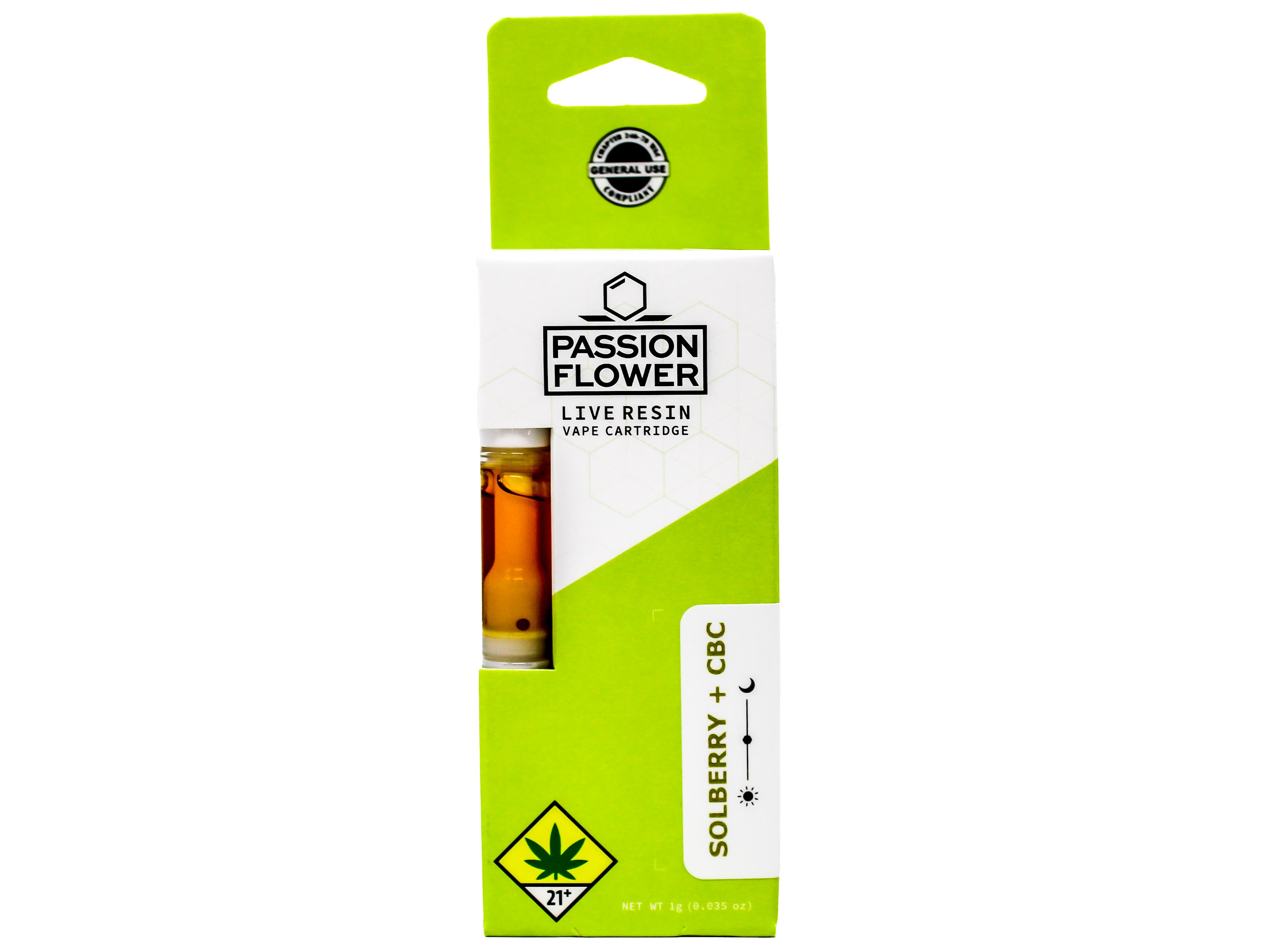 Passion Flower FWD Solberry CBC Live Resin Cart 1239431141
