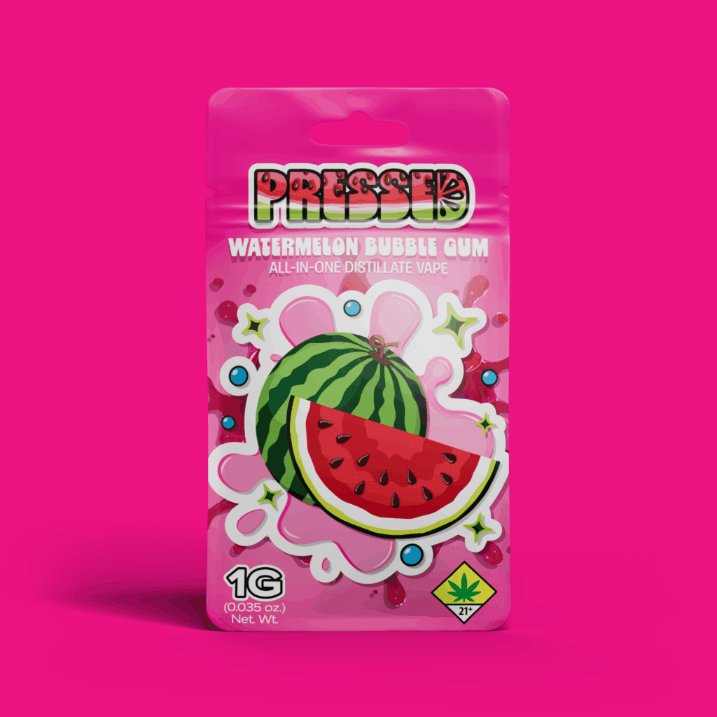 Pressed Watermelon Bubblegum AIO Vaporizer
