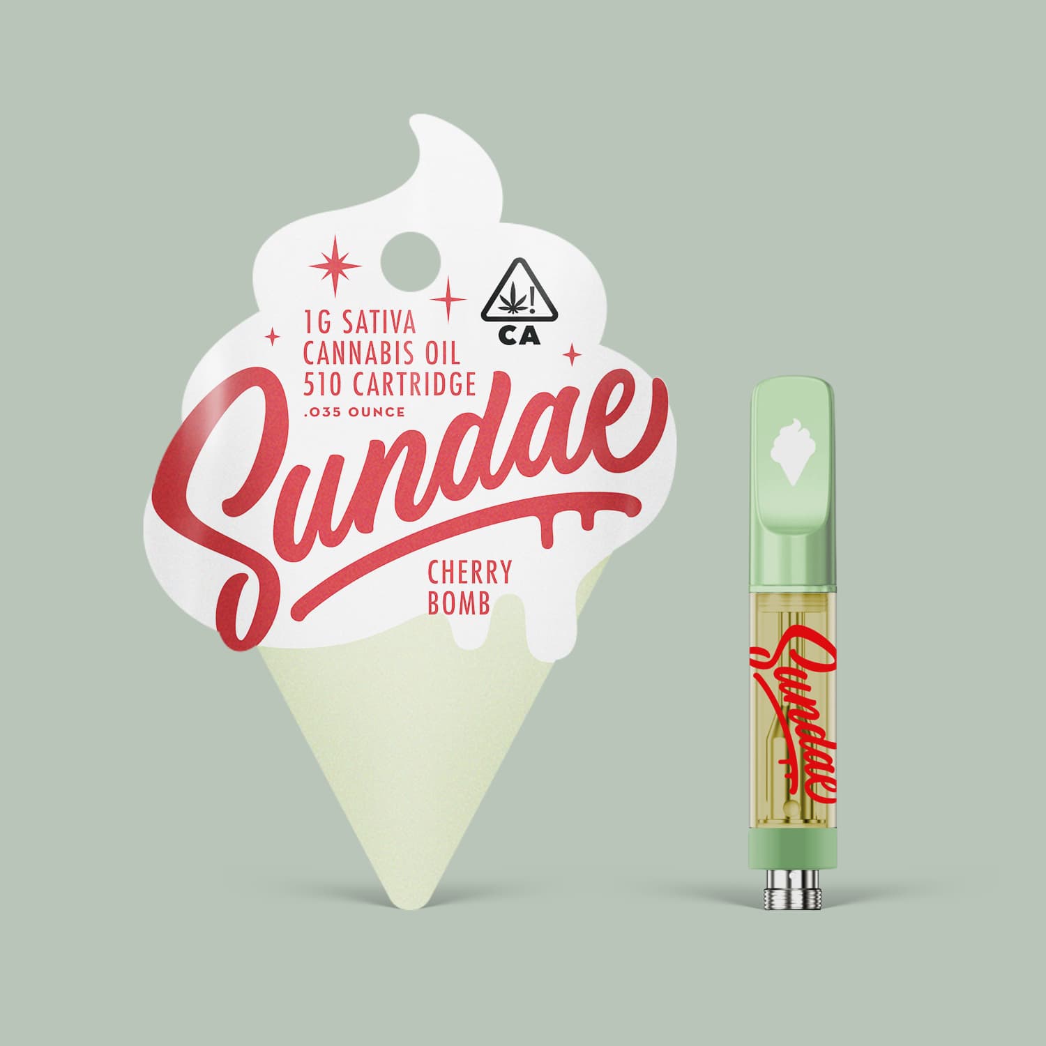 Sundae CHERRY BOMB 1G CART - 1 G
