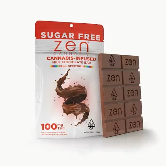 ZEN Zen Milk Chocolate 100mg