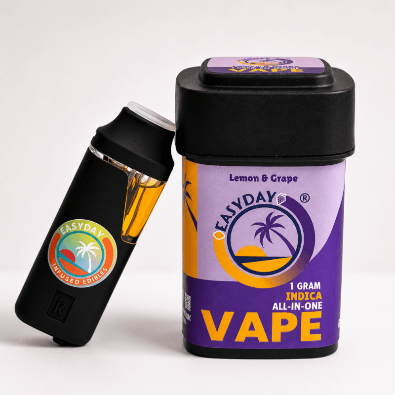 EasyDay Edibles EasyDay: Lemon Grape 1G Disposable (I) Vapes