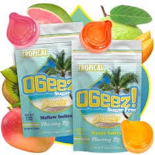 OGeez! Sugar Free, Tropical Indica - 100 mg