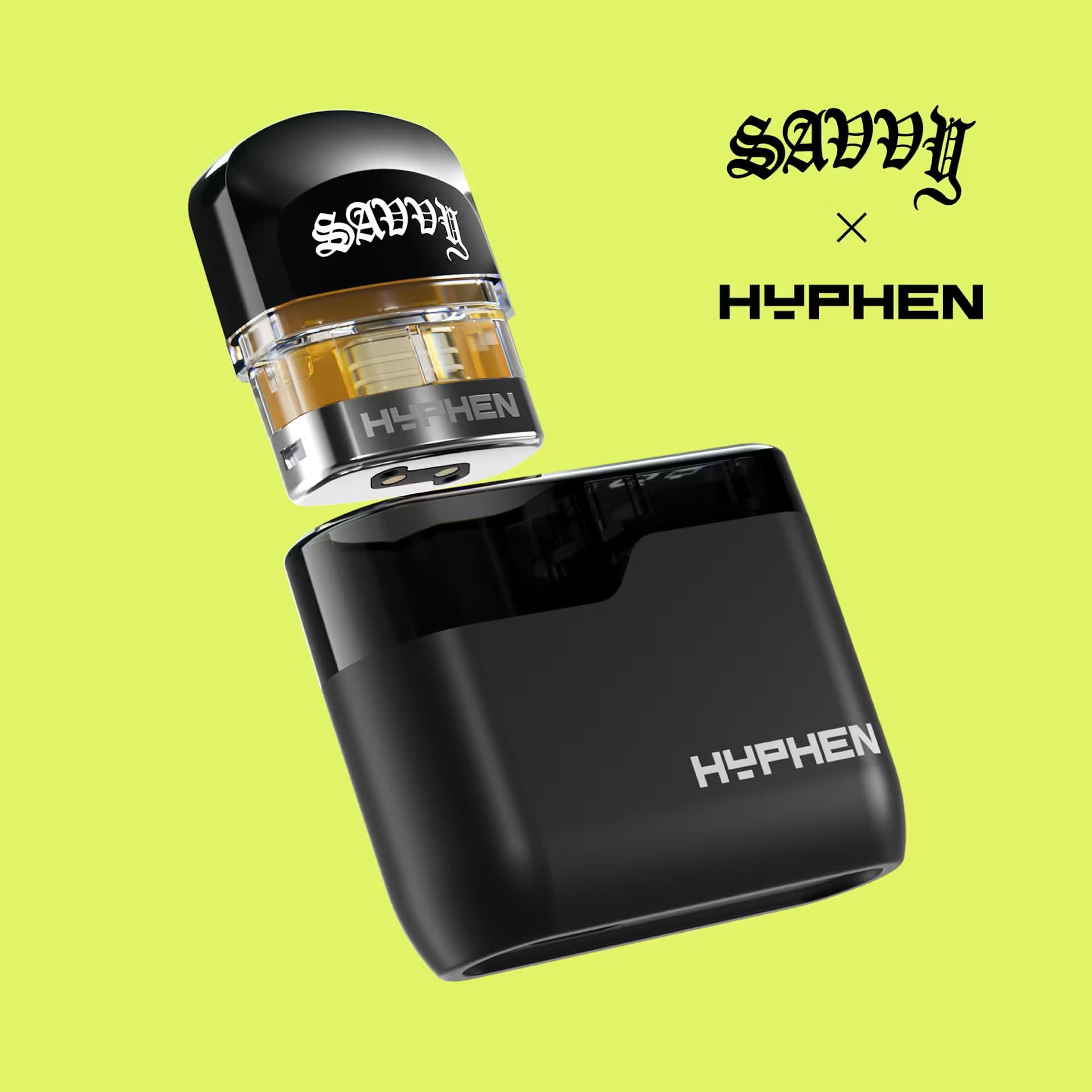 Savvy Blue Raz Haze Savvy x Hyphen Disposable Pen