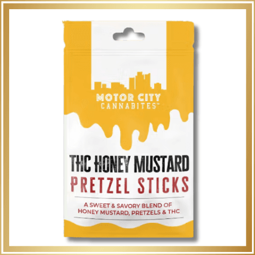 Motor City Cannabites MCC - Honey Mustard Pretzel Sticks 200mg