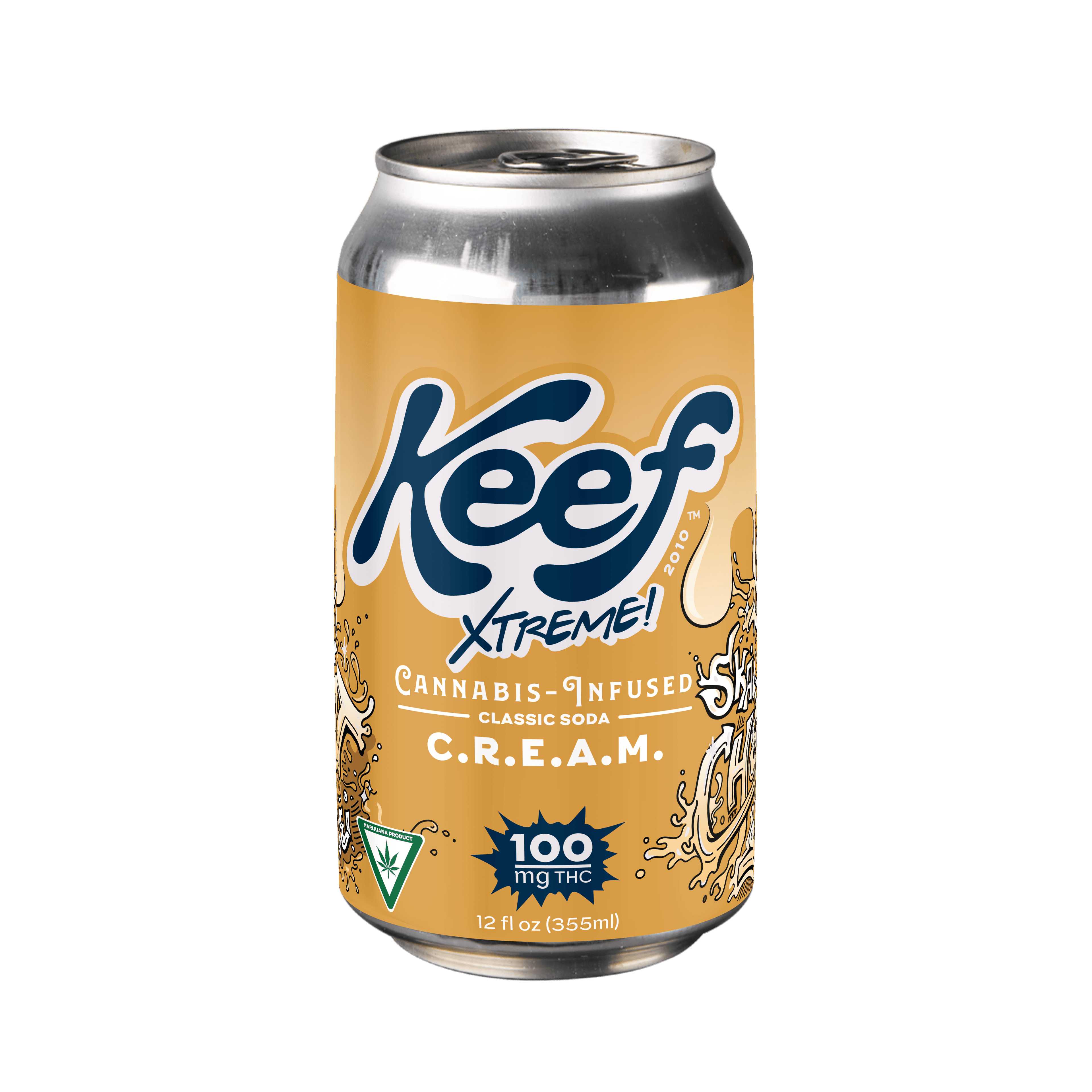 Keef Cream Soda 100mg Infused Soda Beverages