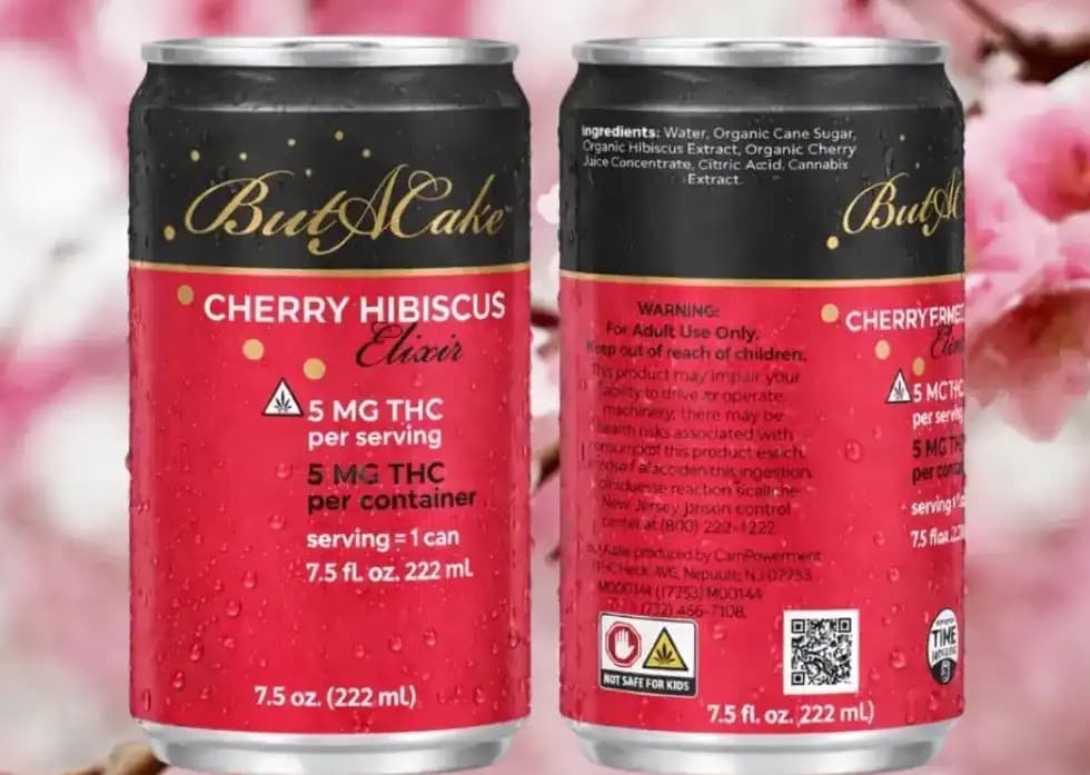 ButACake Butacake: Cherry Hibiscus Beverage : 5mg
