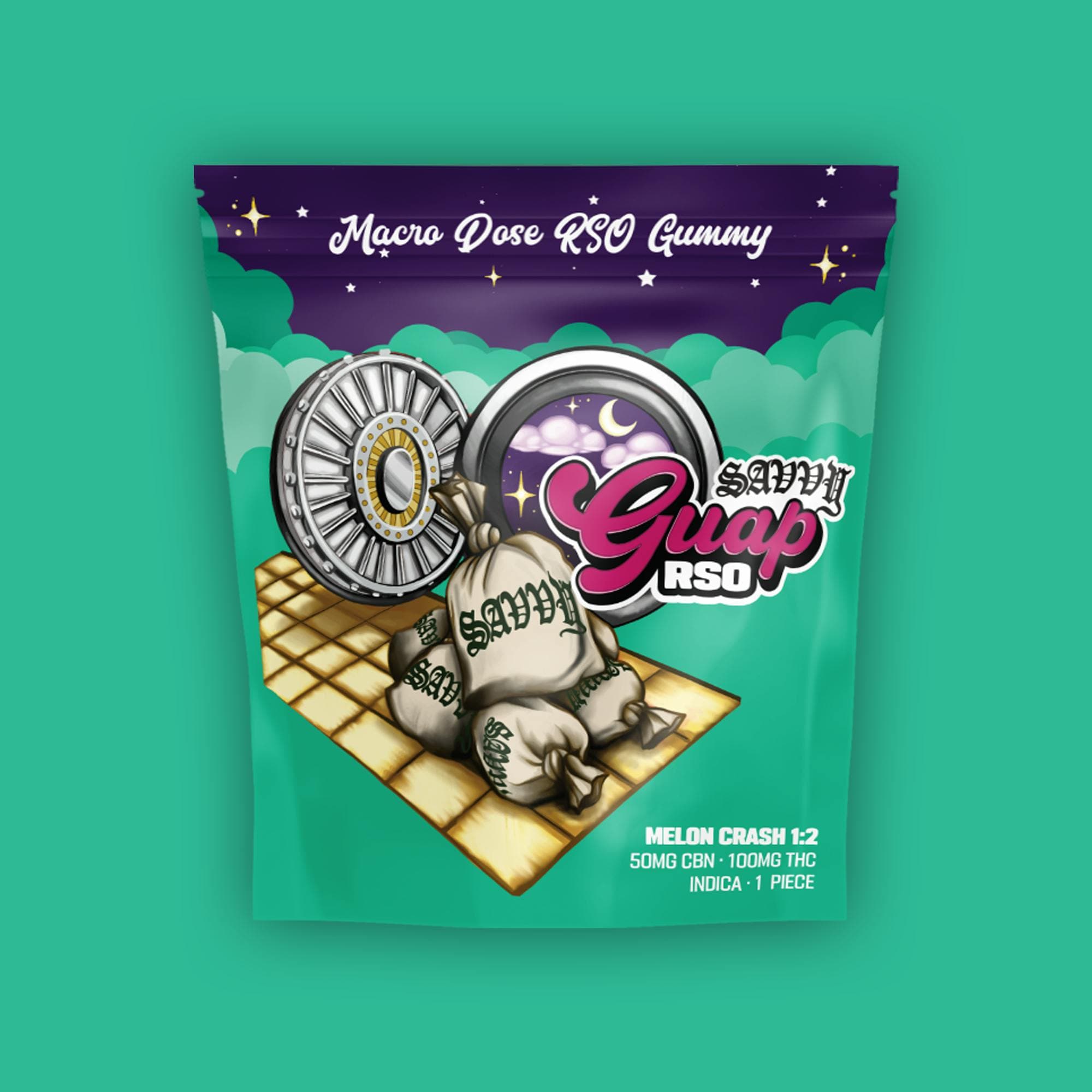 Savvy Guap RSO - Melon Crash [1pk] (100mg THC/50mg CBN)