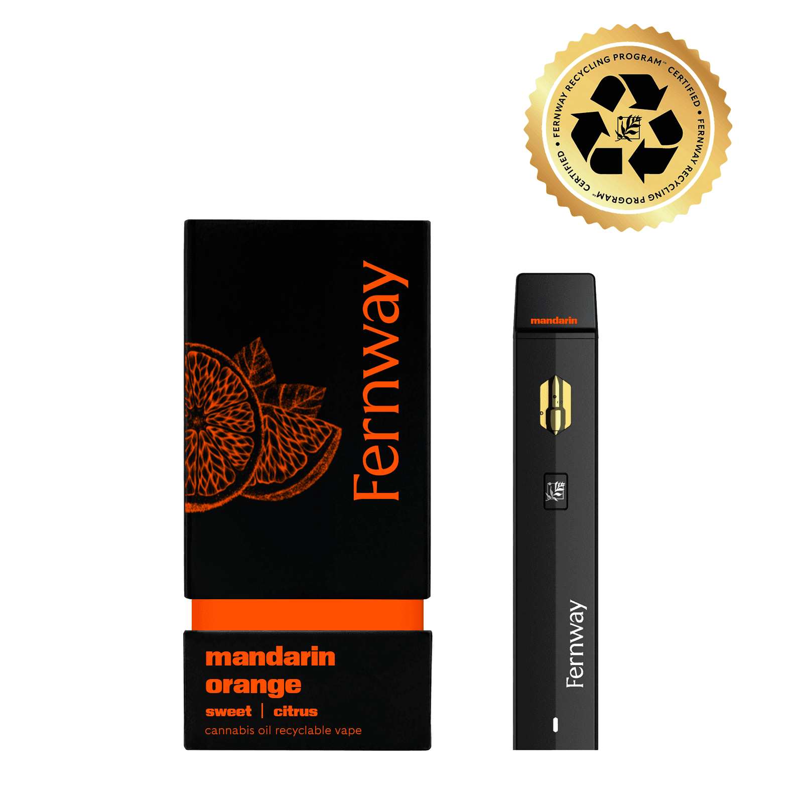 Fernway Fernway Vape Traveler 1g Distillate- Mandarin Orange