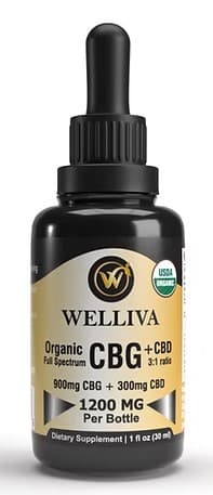 Welliva Women's Health Tincture | 1500mg CBG 500 CBD | Welliva