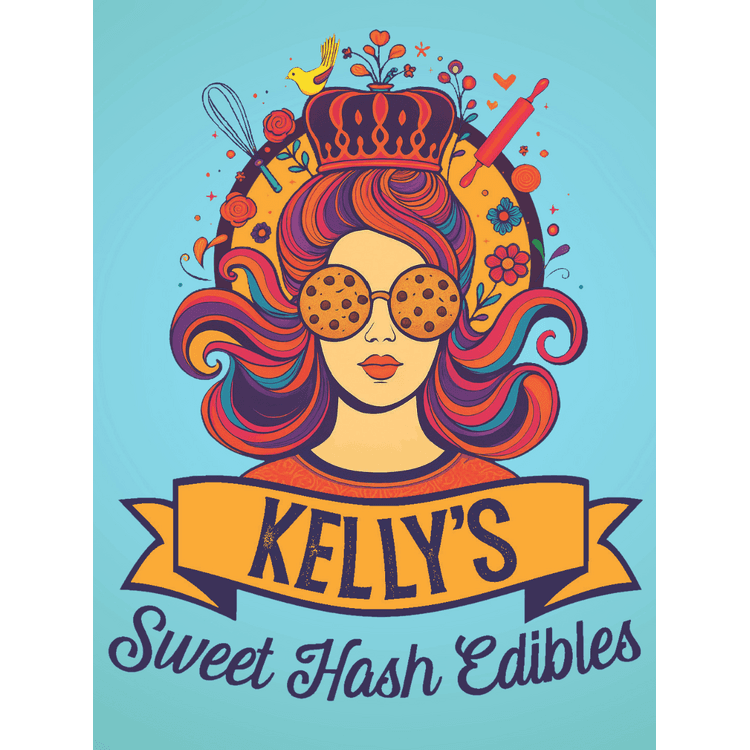 Kelly's Sweet Hash Edibles Kellys White Chocolate Raspberry 10pk Mini Waffle Cones 100mg