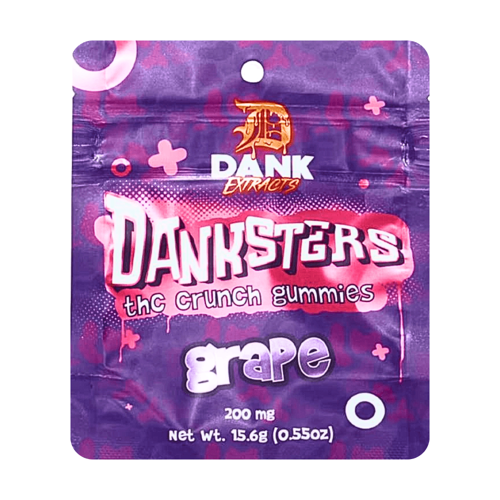 Dank Extracts Dank Extracts Grape Nerd Gummies 200mg