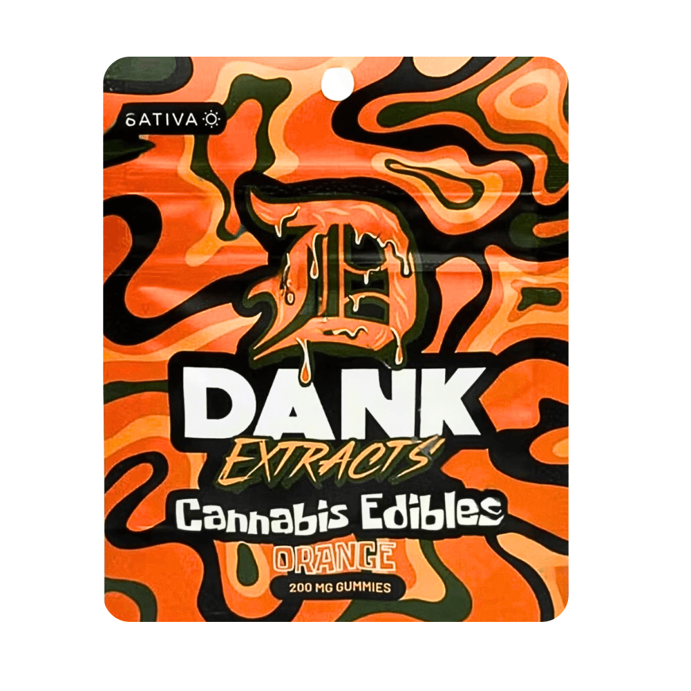 Dank Extracts Orange Gummies