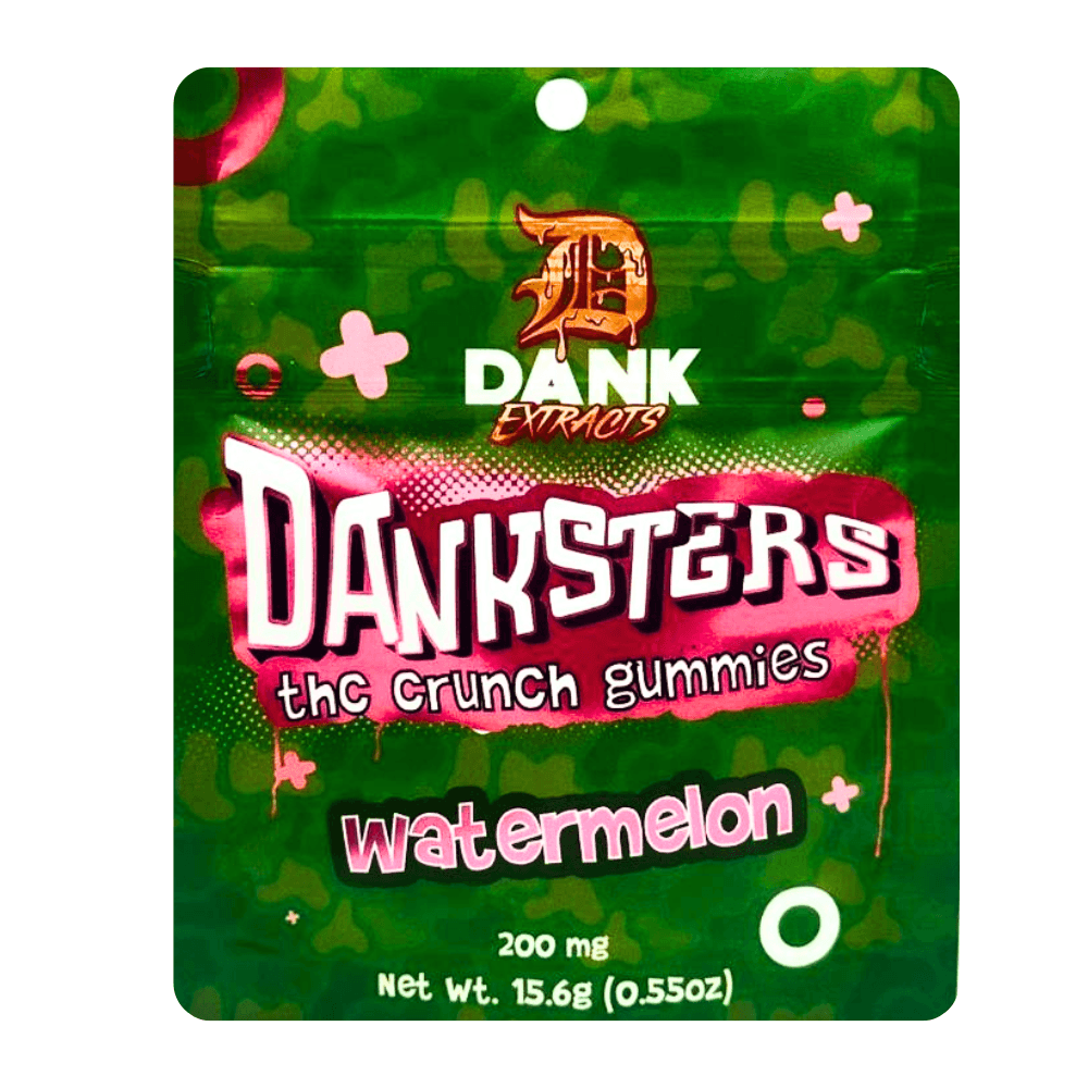 Dank Extracts Dank Extracts Watermelon Nerd Gummies 200mg