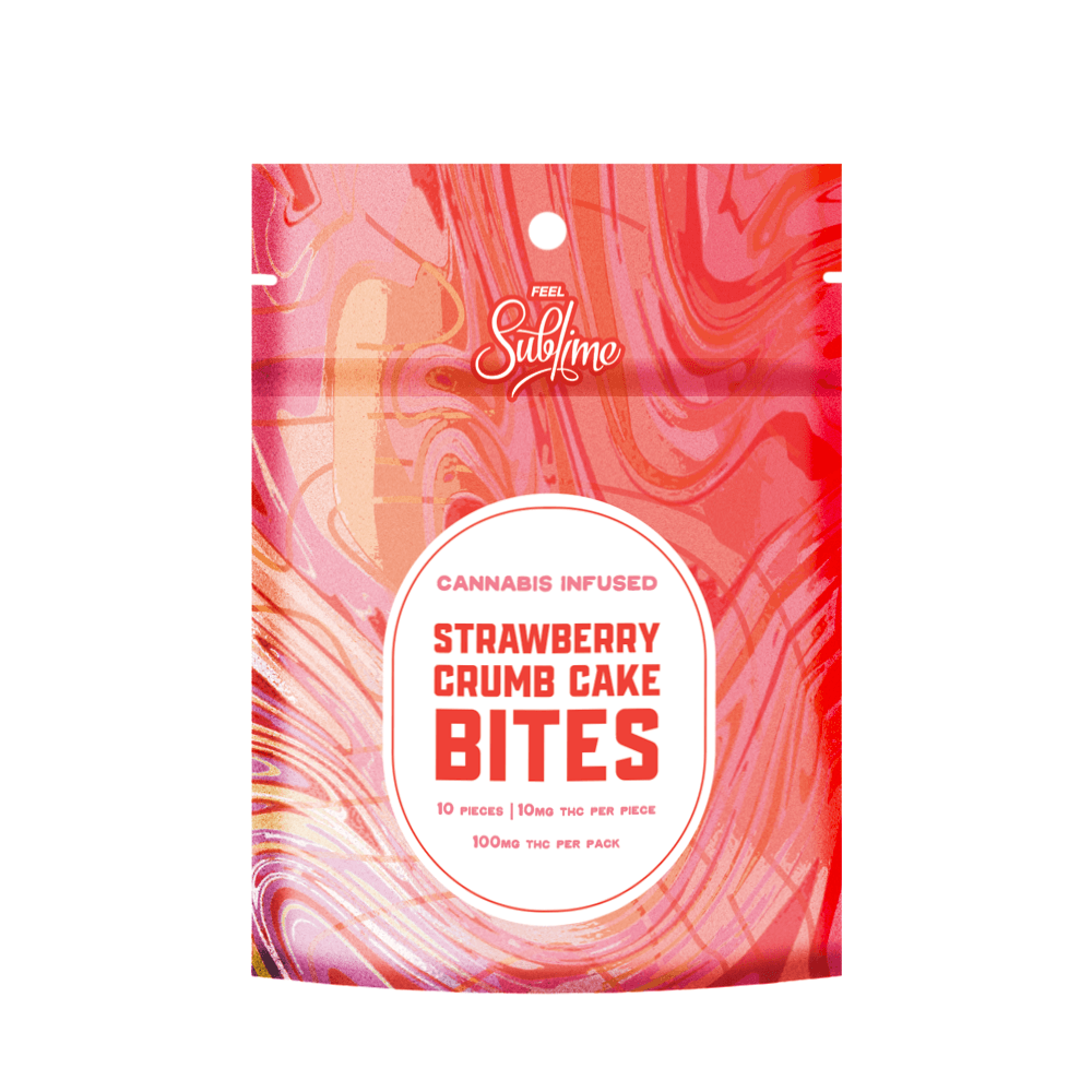 Sublime Brands Sublime Strawberry Crumb Bites 100 MG