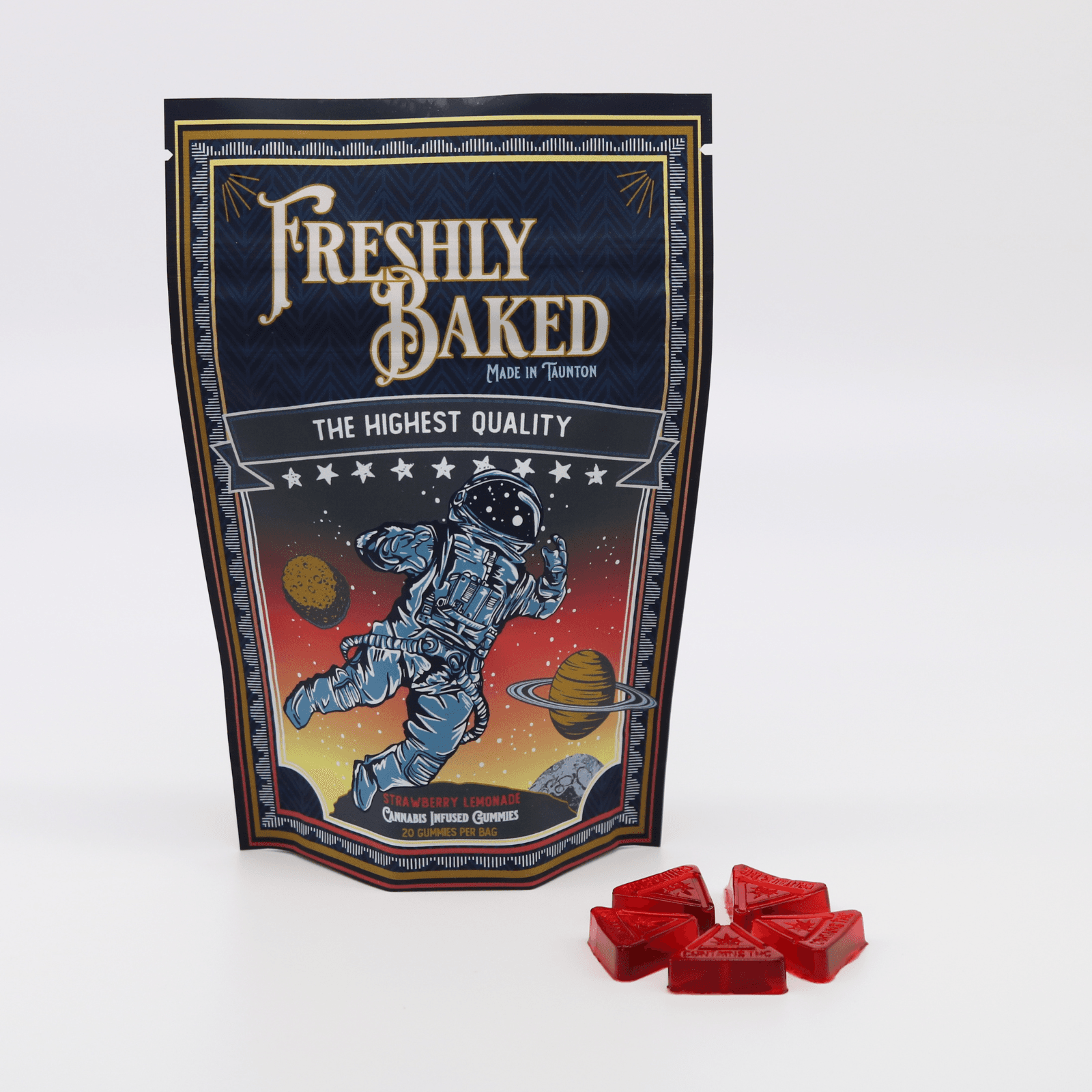 Freshly Baked Company Strawberry Lemonade Gummies 20pk (100mg)