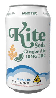 Kite Soda Ginger Ale Single Can | 10mg