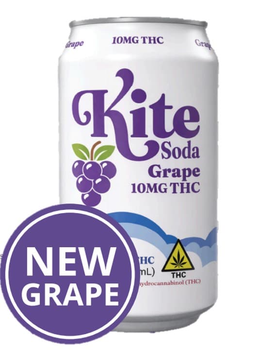 Kite Soda Grape Single Can | 10mg