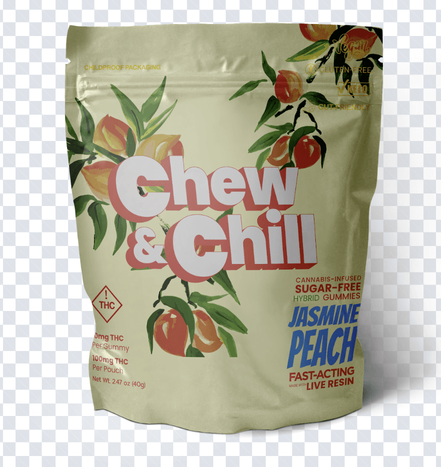 Chew & Chill Jasmine Peach - 100mg