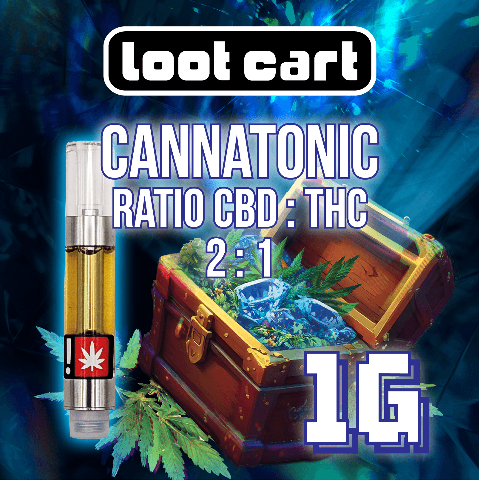 Loot Bar Cannatonic 2:1 CBD Vape | Loot Bar