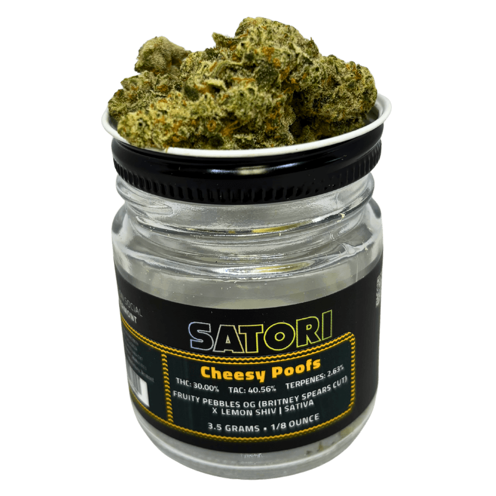Satori Cheesy Poofs Jar | Satori