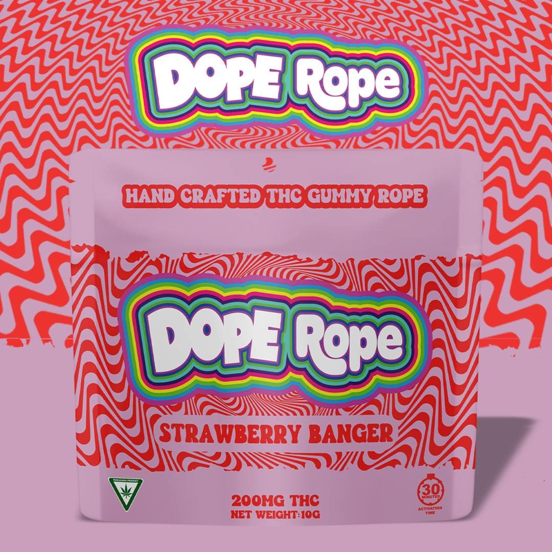Dope Rope Strawberry Banger Gummies